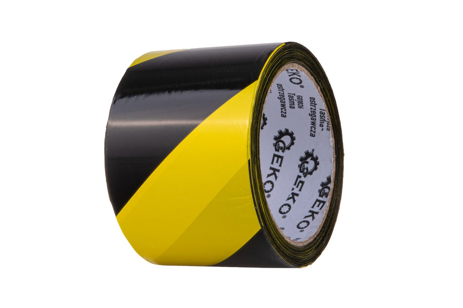 Warnband gelb-schwarz 70mmx100m