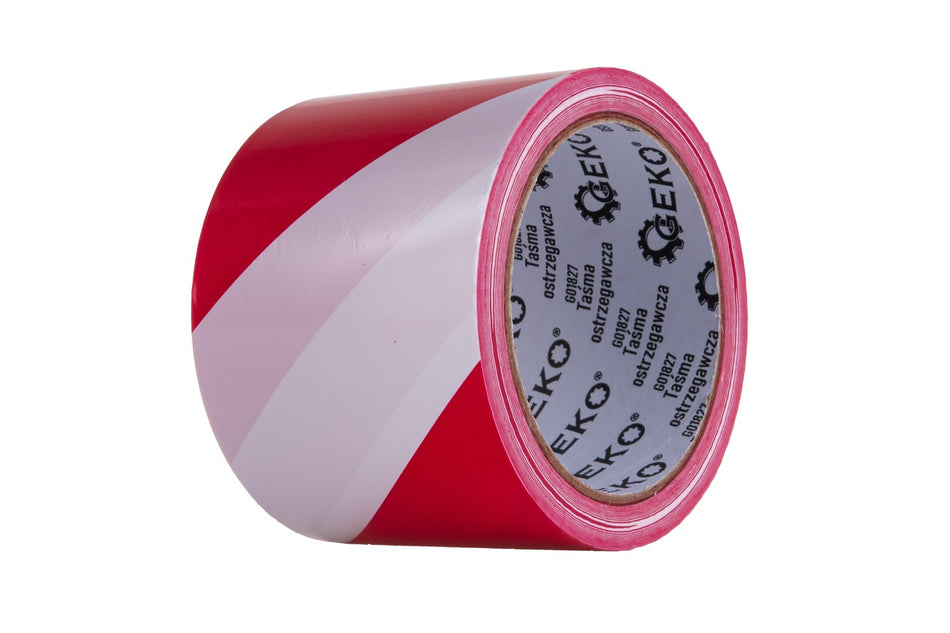 Warnband weiß-rot 75mmx100m