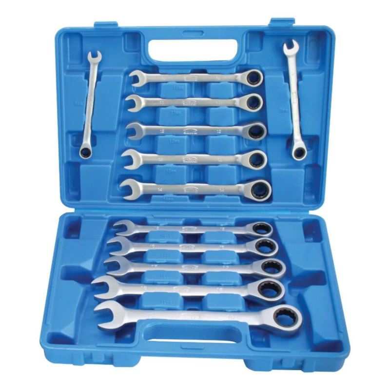 Ratschen- Ringmaul- Schlüssel- Satz 12-tlg. 8-19mm