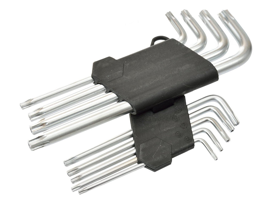 Torxwinkelschlüssel Satz T10-T50 Lang 9tlg.