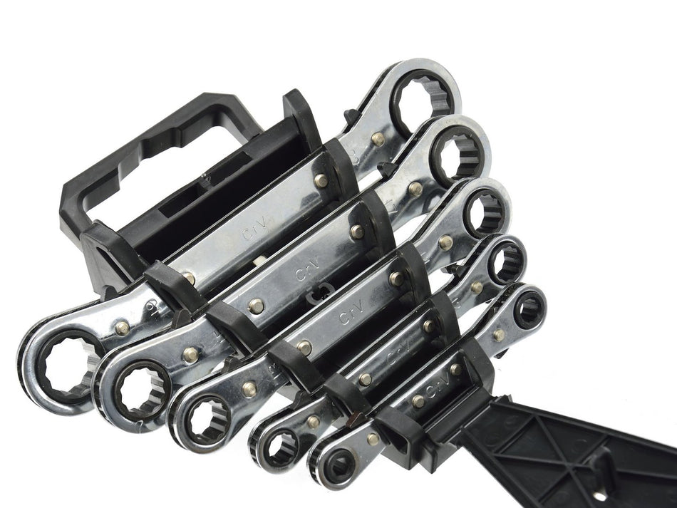 Doppel - Ratschenschlüssel - Satz 6-22mm 5-tlg.