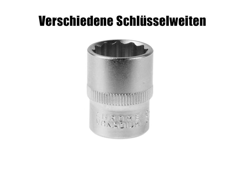 Zwölfkant - Steckschlüssel 1/2" 8mm-32mm