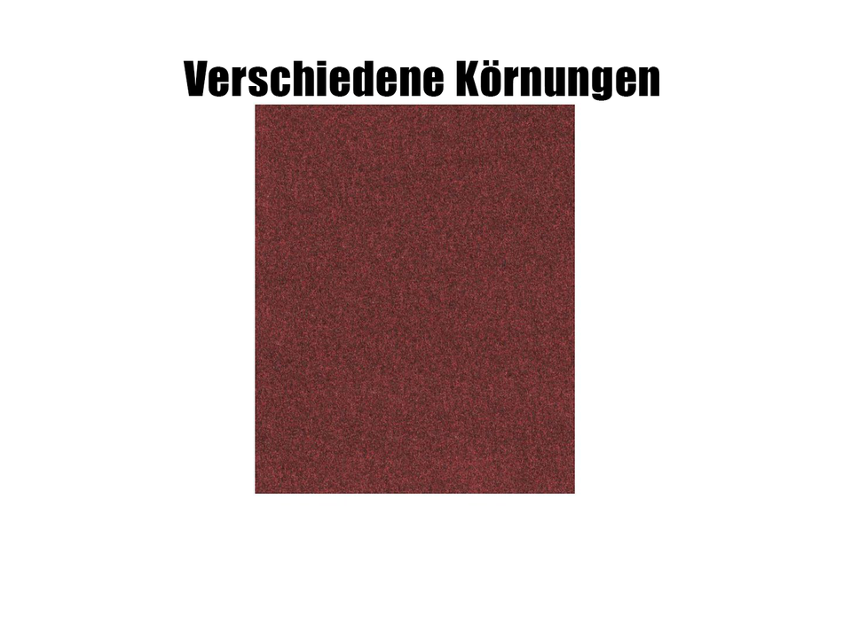 Schleifpapier 10 Bögen 230x280mm P40-P240