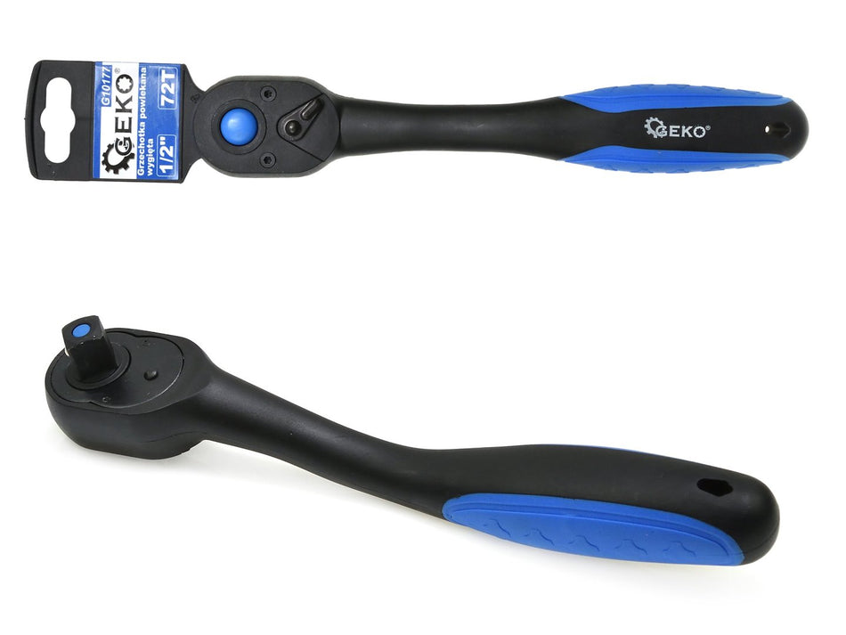 Ratsche mit Nylonbeschichtung 1/2" 72 Zähne