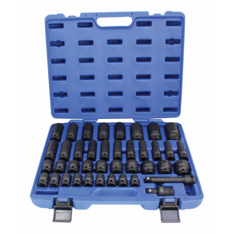 40-teiliges 1/2-Zoll-Schlagschrauber-Nuss-Set