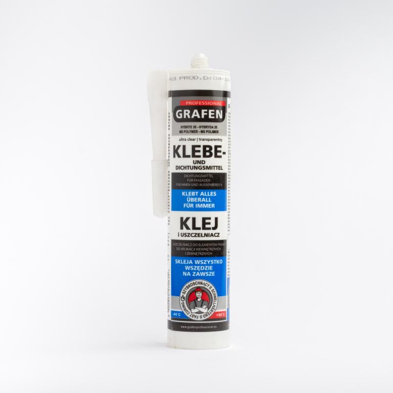Dichtung- Klebemasse Hybrid 35 transparent ultraklar 290 ml